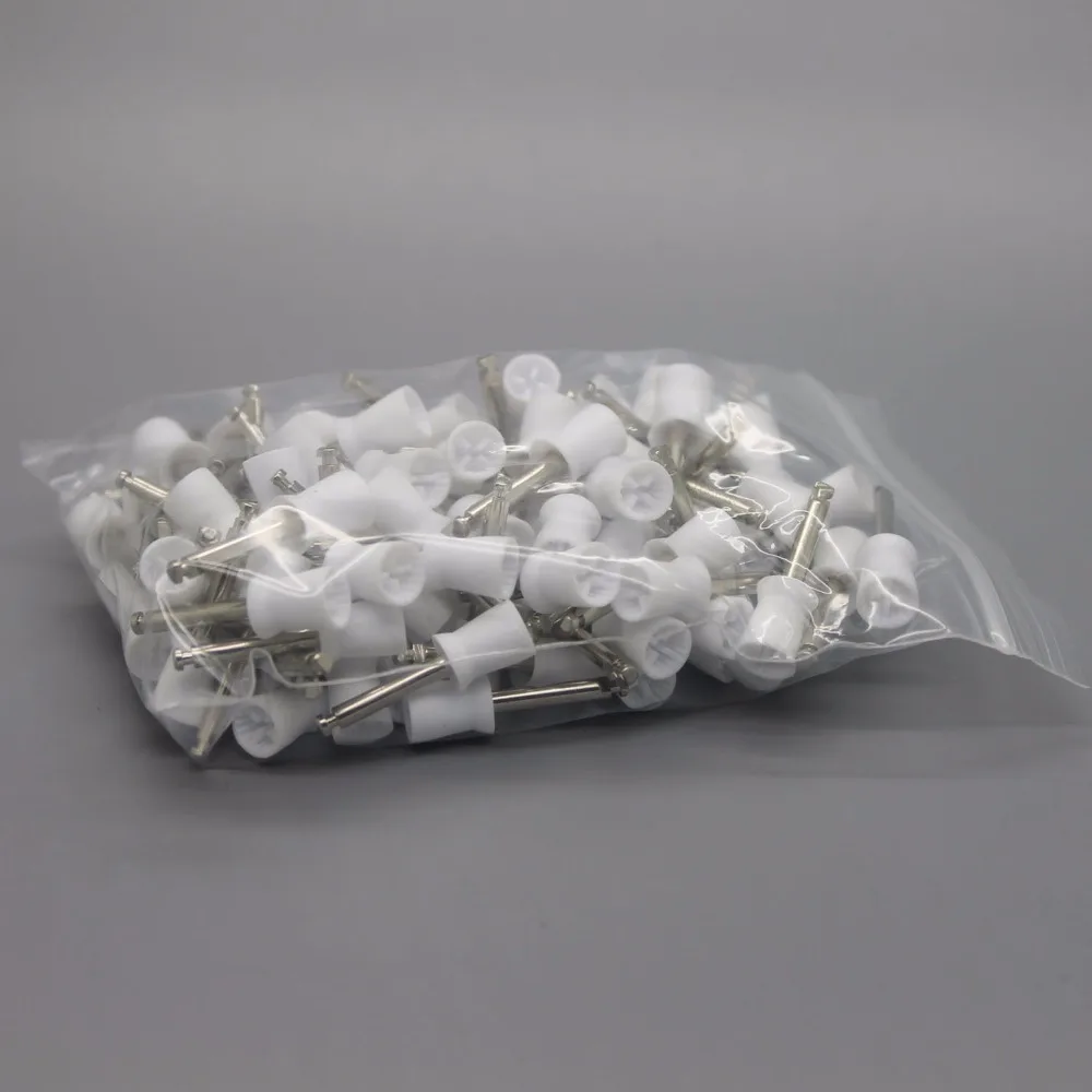 

5Colors 100 pcs Dental Latch type Rubber Polishing Polisher Cups Prophy Cup PN1