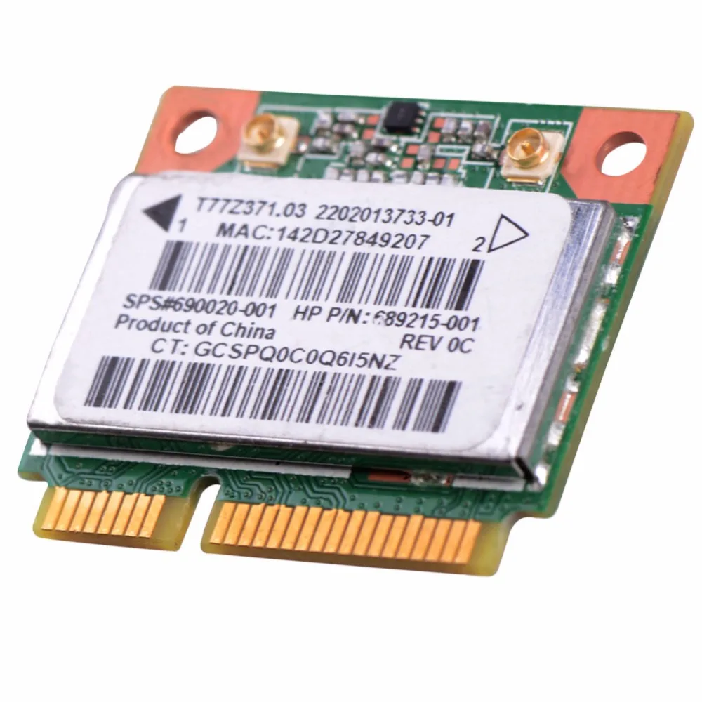 Сетевые карты для ноутбука беспроводные WiFi RT3290 690020 001 подходят HP Pavilion VCA65