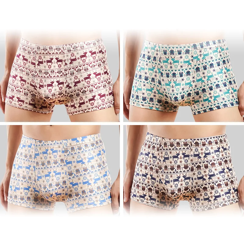 2019 Новое Брендовое нижнее белье трусы боксеры хлопковые Cueca мужские шорты с