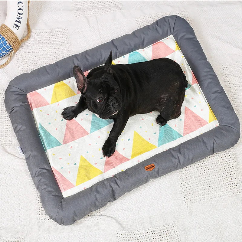 

Summer breathable cat litter dog supplies nest pad ice silk Teddy summer mat kennel
