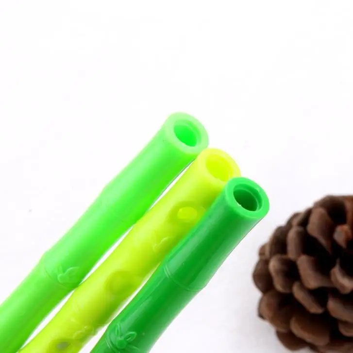 3 шт./компл. Kawaii Animal Panda Bamboo Plastic Gel черные чернила для ручек нейтральная ручка