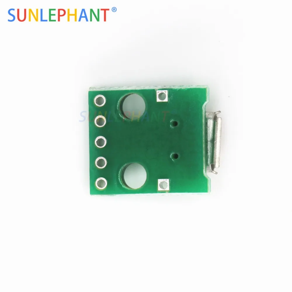 1 шт. микро USB для DIP адаптера 5pin гнездовой разъем B Тип PCB конвертер|Интегральные