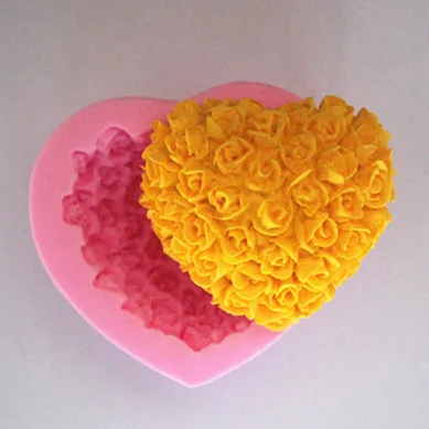 Силиконовый 3D Торт Шоколад DIY мыло трафареты снежинок плунжерный резак