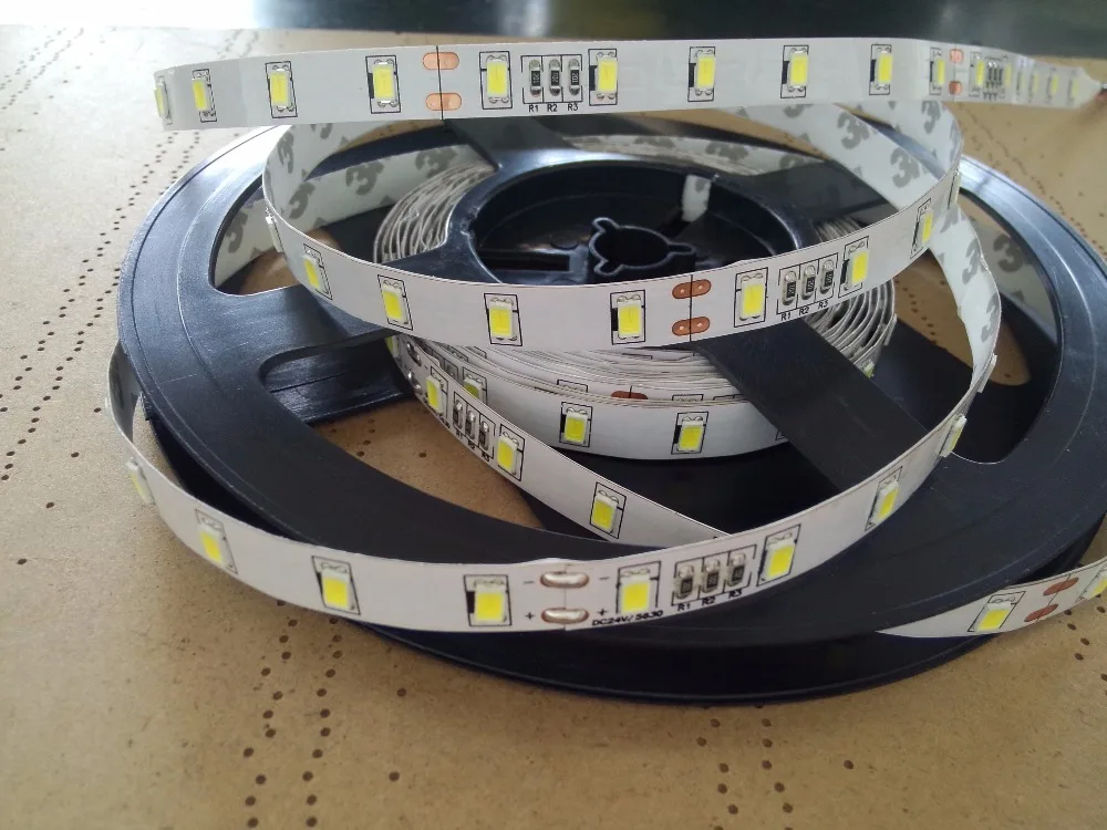 Высоким Яркость SMD5630 светодиодный s Светодиодные ленты света DC12V/DC24V доступны двойной fpc, хорошая лента 3M сварочный агрегат с проволочным внутри