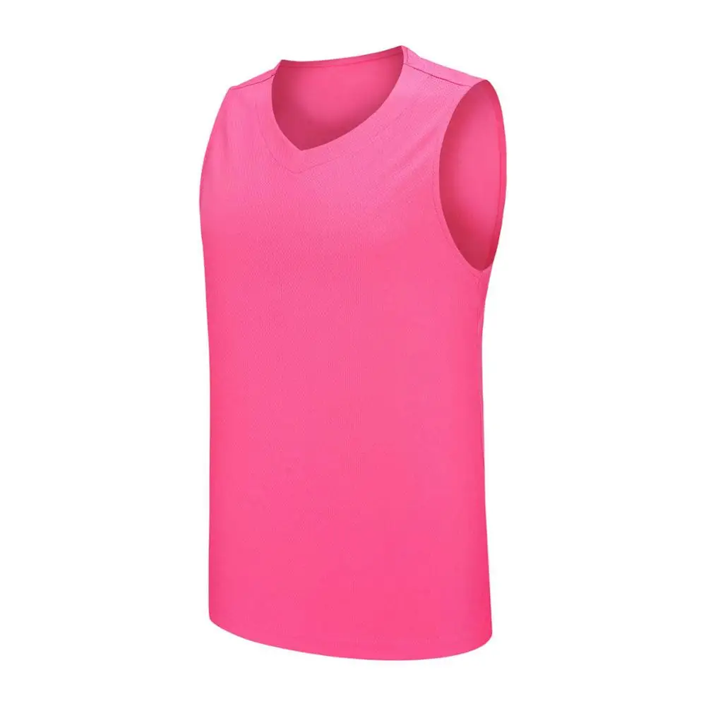 8002 Pink Cheap Mens Basketball Jersey breathable College Sport Team Basketball TShirt Sleeveless Training Vest Quick-Dry Tank Top Shirts - Цвет: 8002 Pink