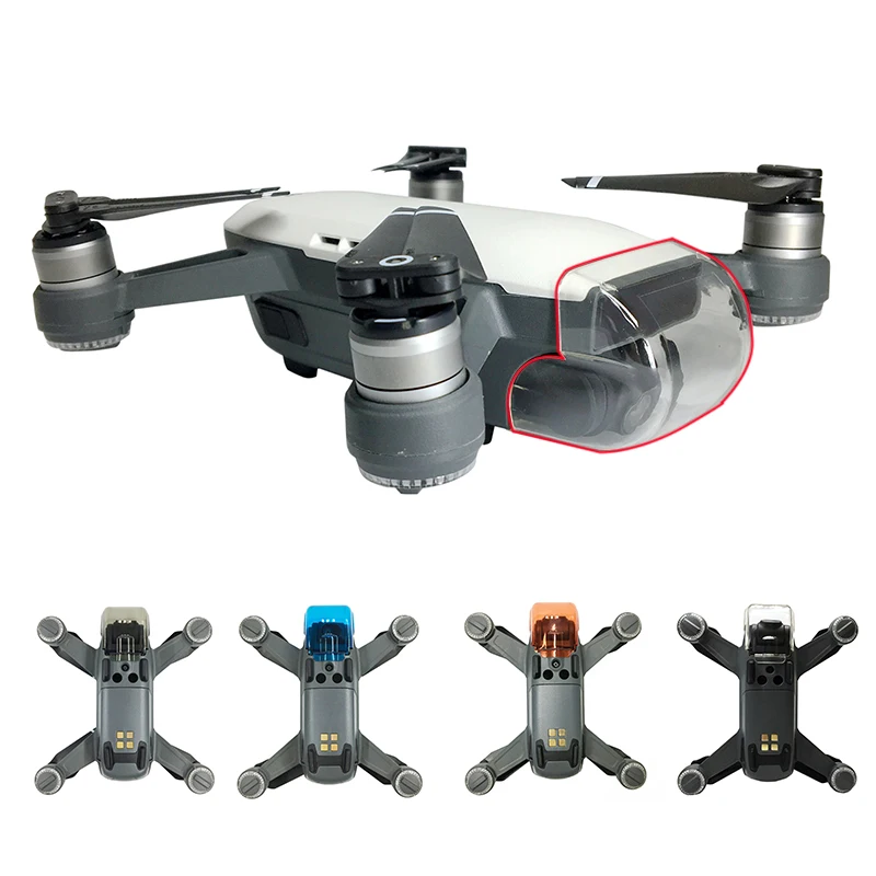 Крышка объектива защитная крышка камеры для DJI Spark Drone Gimbal Guard передняя 3D сенсорная