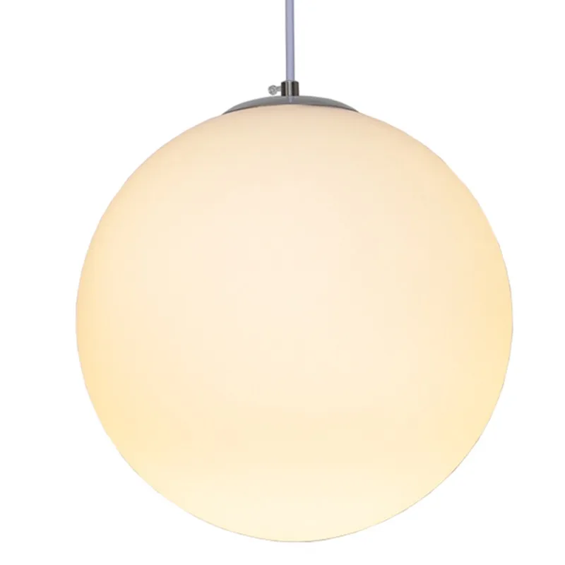 Lámpara moderna de vidrio minimalista Lámpara de bola, luz nórdica creativa con personalidad para dormitorio, pasillo, lámparas de tres cabezales de un solo cabezal