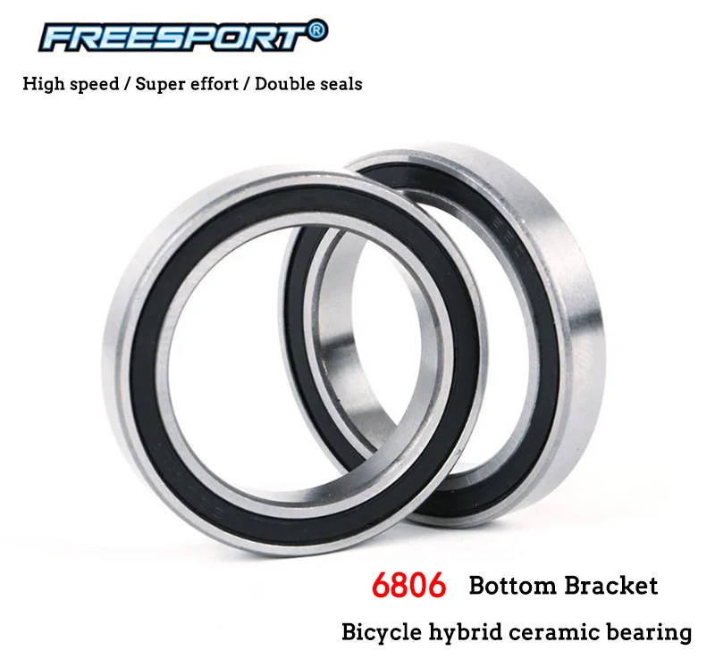 Freesport 2 шт. высокоскоростные велосипедные нижние кронштейны ступицы Гибридный керамический подшипник для велосипеда BB Подшипник оси для MTB горного велосипеда дорожный cy