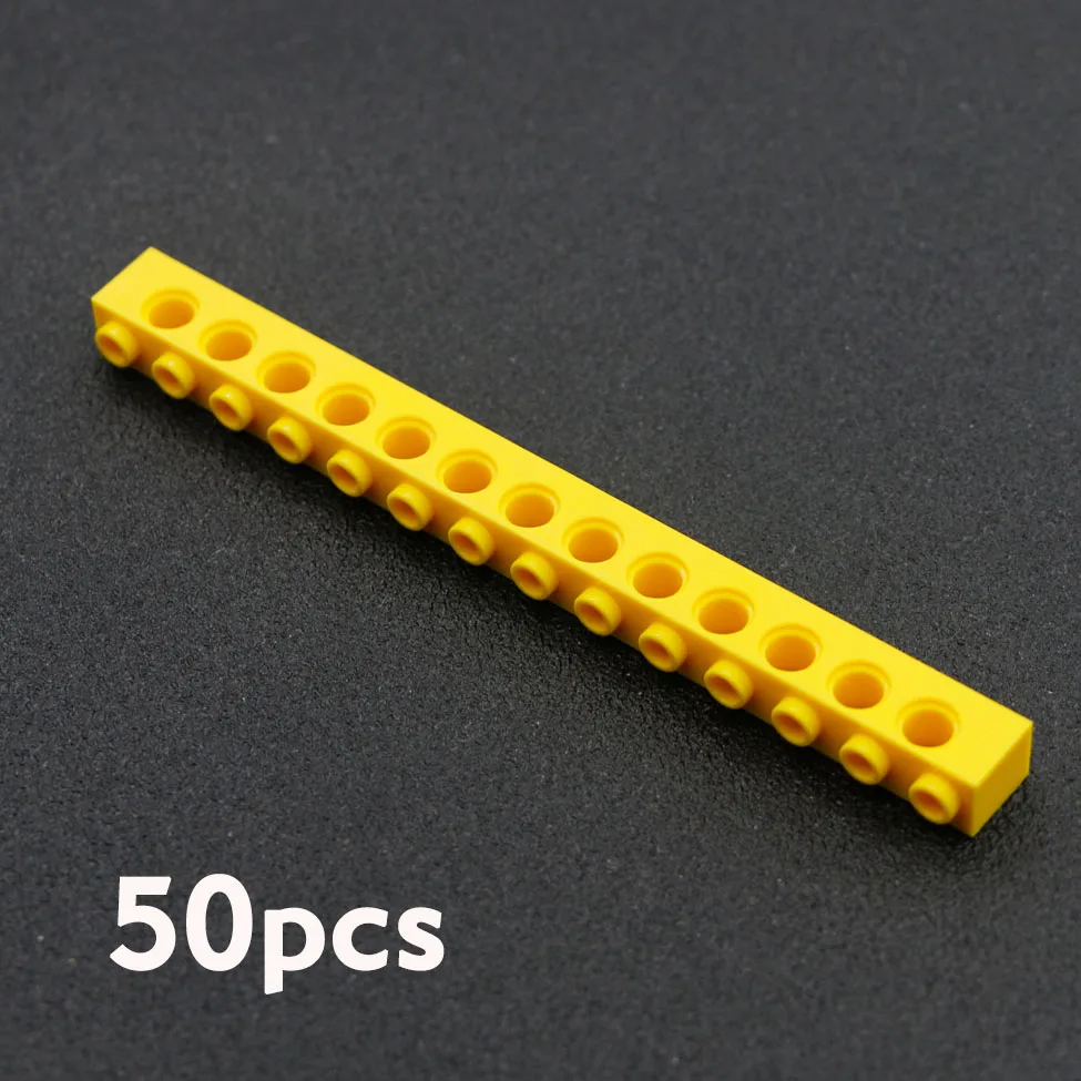 Технические детали кирпичи 1x14 отверстий 13 Pin луч MOC Technic Bulk серия Mindstorm