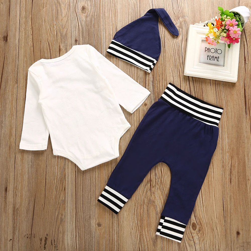 Baby Boy Clothes Cotton letter Bodysuit + Pants Newborn Girl Clothing Sets Infant 2pcs Suit Toddler Outfits | Детская одежда и
