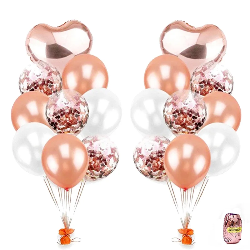5 м Растяжка с флажками дети декорации с днем рождения Babyshower Вечерние Ребенок его мальчик девочка пол раскрывает поставки свадьба розовое золото - Цвет: 21pcs rose gold