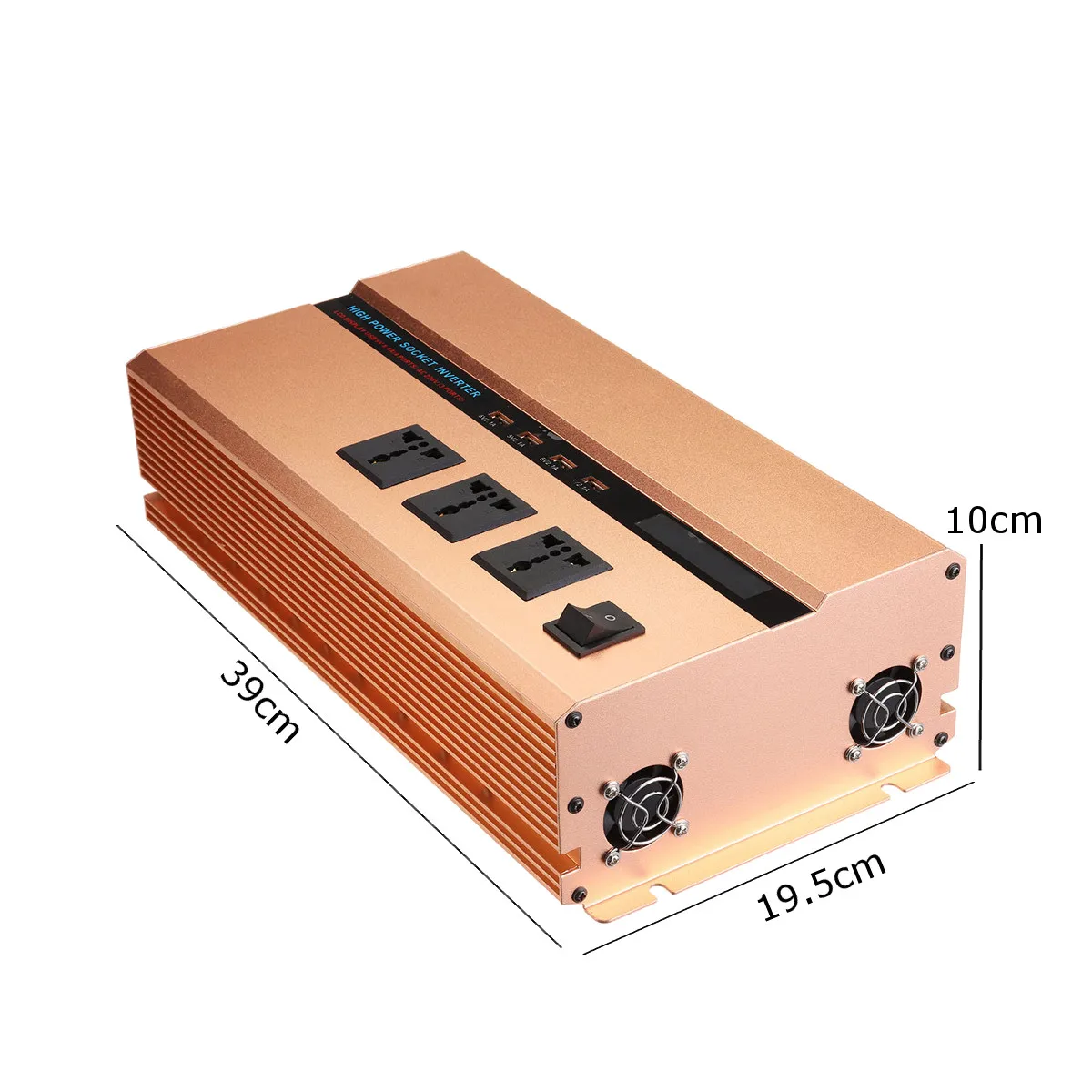 Солнечный инвертор 12V 220V 6000W Pe ak трансформатор преобразователя Напряжения DC 12 V/24 V к AC 220V модифицированный синусоидальный инвертор