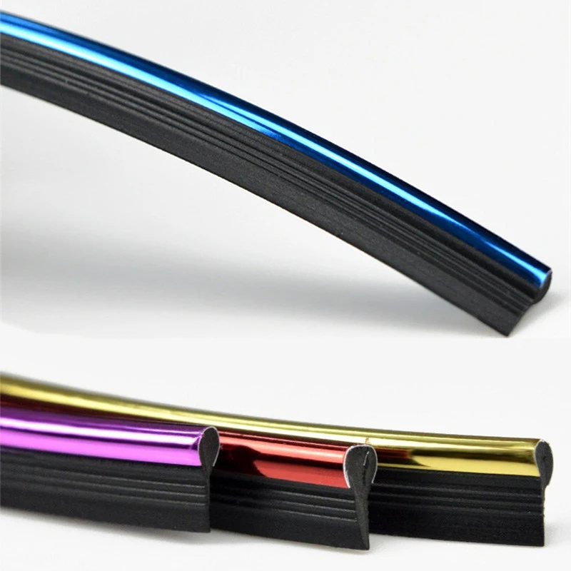 5 м декоративные полоски для салона автомобиля Формовочная Отделка приборной