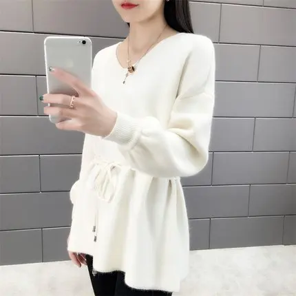 2019 spring and autumn new ladies fashion loose large size sweater | Женская одежда