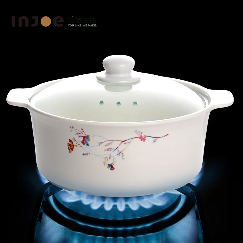 Глазурованная цветная миска и блюдо набор бытовой простой китайской керамики