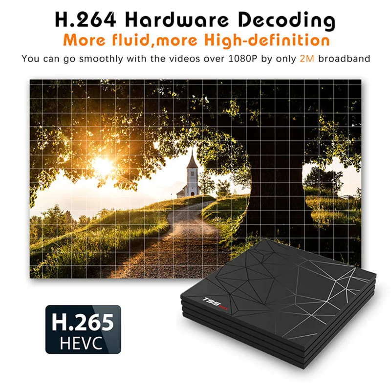 T95 Max Android 9 0 ТВ приставка 4 Гб 64 Смарт Allwinner H6 четырехъядерный процессор 6K HDR 2 ГГц Wifi