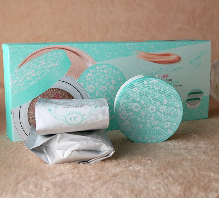 Бренд MAYCHEER air cushion CC крем стойкая увлажняющая питательная отбеливающая Вода 1+ 2 шт заменяет идеальную кожу