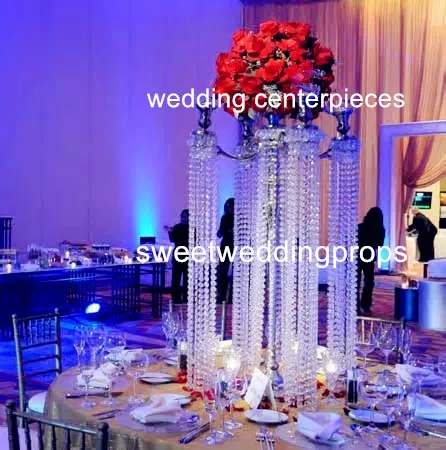 new comming acrylic crystal wedding pillars columns for aisle decoration | Дом и сад