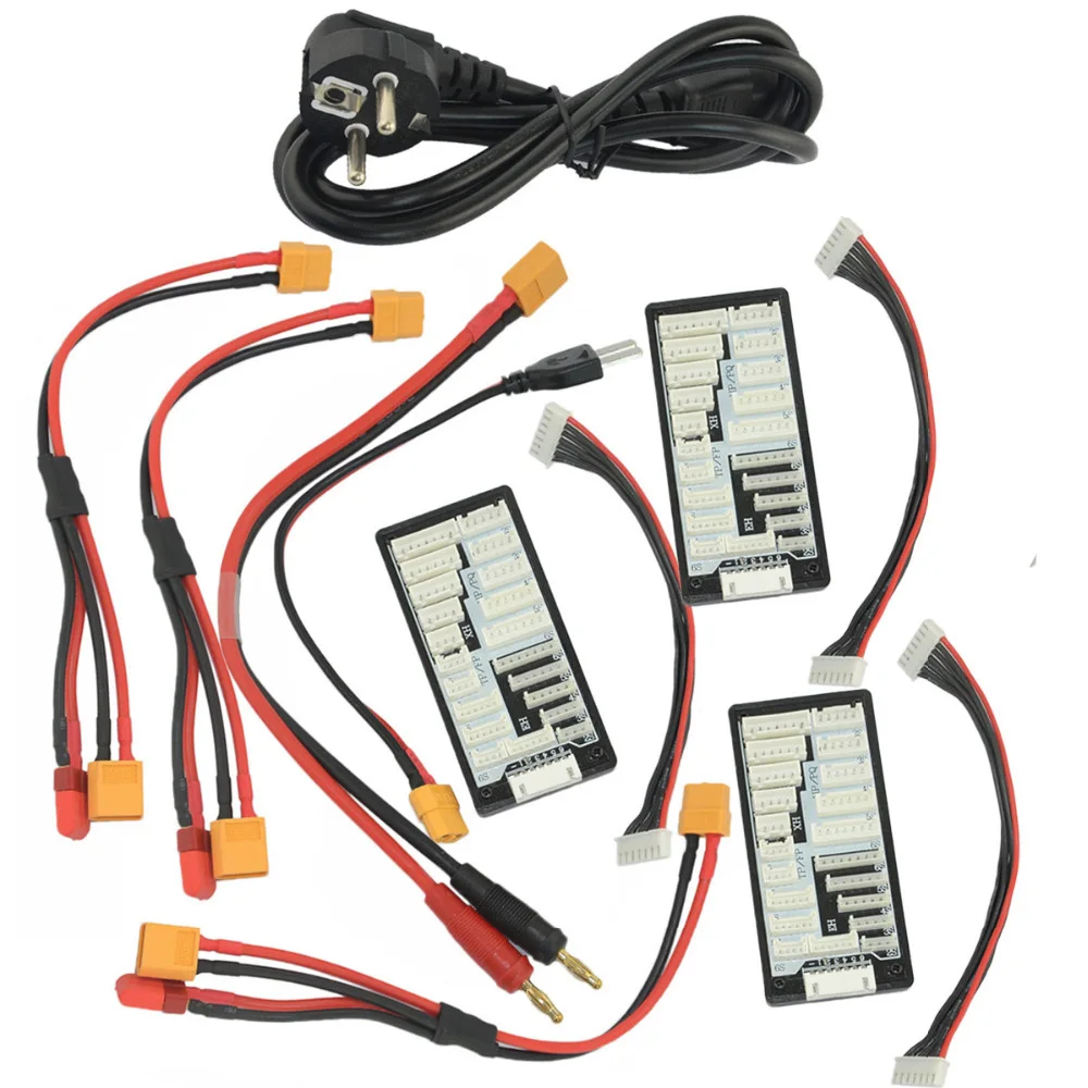 Балансирующее зарядное устройство HTRC HT206 TRI RC AC/DC 200 Вт * 3 20A тройной порт 4