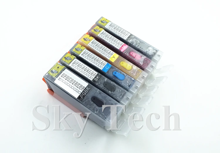 6PK полный чернильный многоразовый картридж для PGI450 CLI451 Костюм canon MG5440 MG5540 MG8740 IX6540