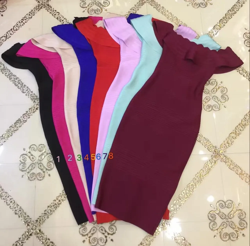 Новое поступление женское сексуальное платье с открытыми плечами красный