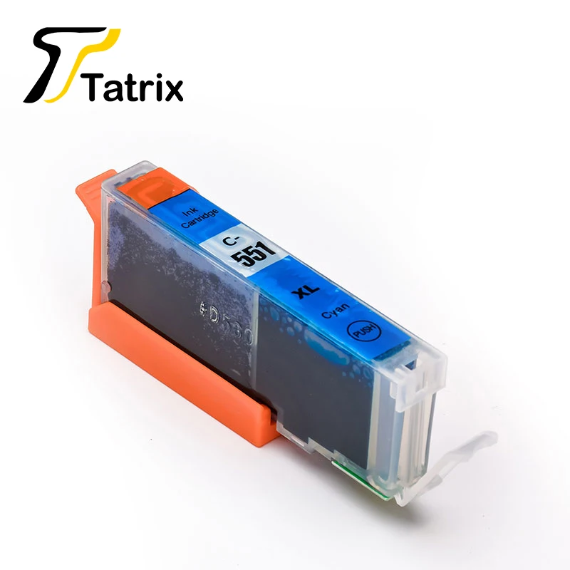 PGI-550XL CLI-551XL Совместимый струйный картридж для Canon PIXMA
