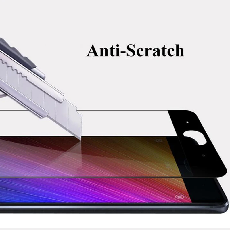 SRLEEKING Full cover Screen Protector Toughened Glass for Xiaomi Redmi Note 4x Global Version Colorful protective film |