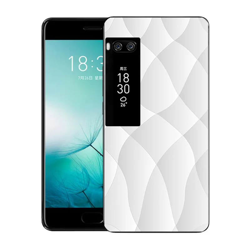Чехол для Meizu Pro 7 квадратный Мягкий Силиконовый ТПУ прозрачный чехол накладка
