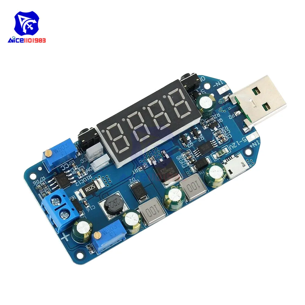 15 Вт регулируемый DC-DC CC CV USB 5 В до 3,3 В 9 в 12 В 24 в 30 в повышающий/понижающий источник питания повышающий понижающий преобразователь