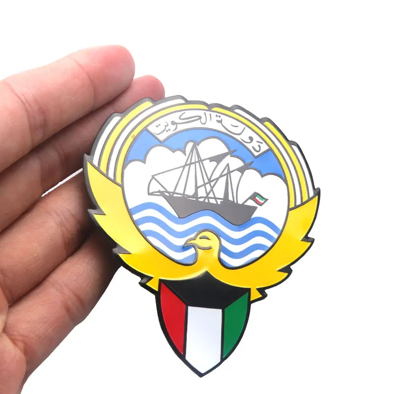 Стайлинг автомобиля 3D алюминиевый флаг Соединенных Арабских Эмиратов ОАЭ