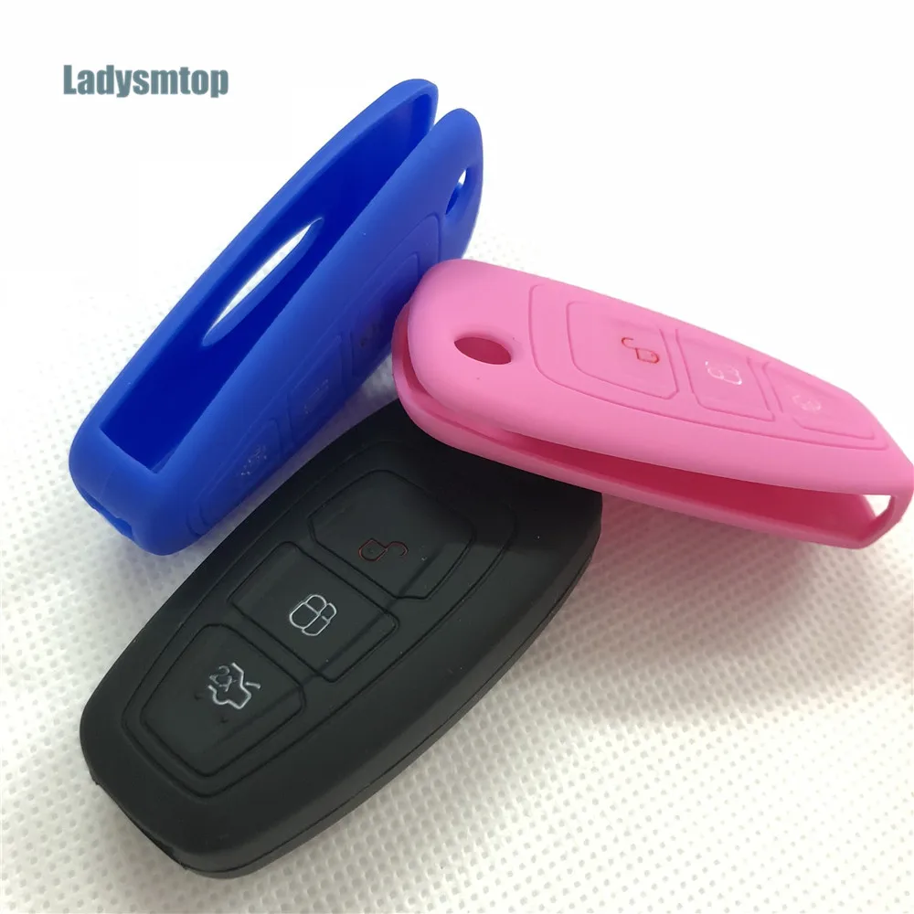 Ladysmtop силиконовые ключи чехол протектор для Ford Focus 2 фокус 3 Kuga Ecosport Fiesta Mondeo EDGE/C MAX/S