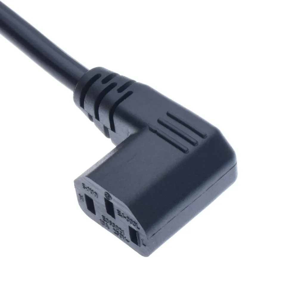 Удлинительный шнур от IEC320 C14 до C13 с винтовыми отверстиями и прямоугольный