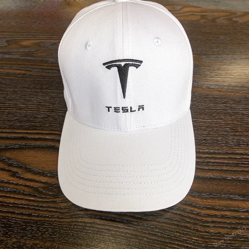 Новое поступление, стильная одноцветная бейсболка с вышивкой Tesla для 4 сезонов, хлопковая кепка, кепки, Регулируемая Кепка для автомобильных фанатов