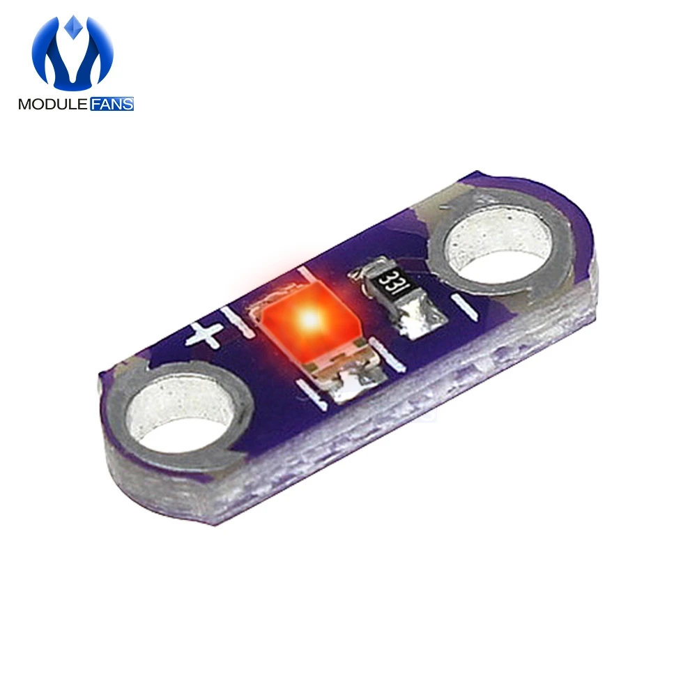 Светодиодный мини светильник LilyPad SMD 10 шт. модуль оборудования для Arduino