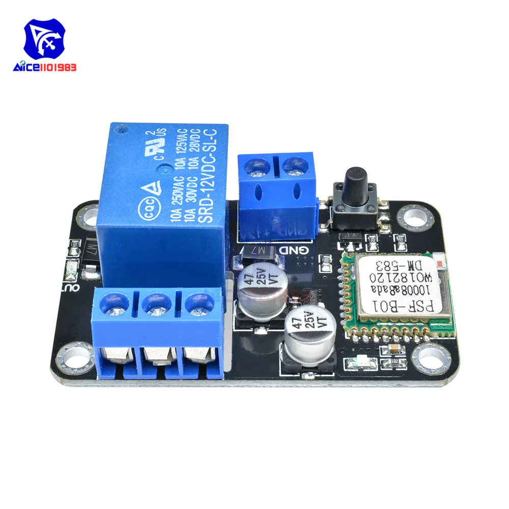 ESP8285 замена DC 12 В самоблокирующийся WiFi беспроводной умный переключатель цикл реле задержки таймера модуль для Android приложение управление Умный дом