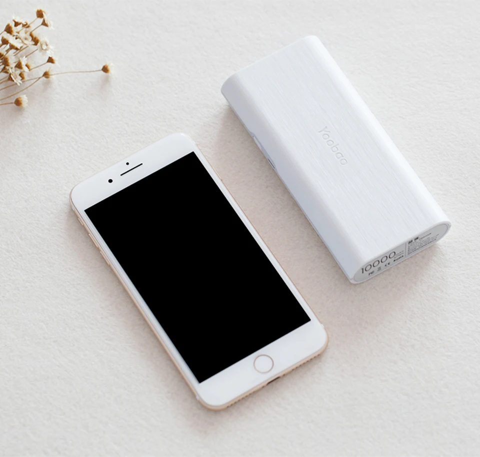 Yoobao 18650 power Bank 10000 мАч Быстрая зарядка PoverBnak 2 USB портативное зарядное устройство Внешняя батарея power Bnak для Xiaomi Mi 6 5 телефонов