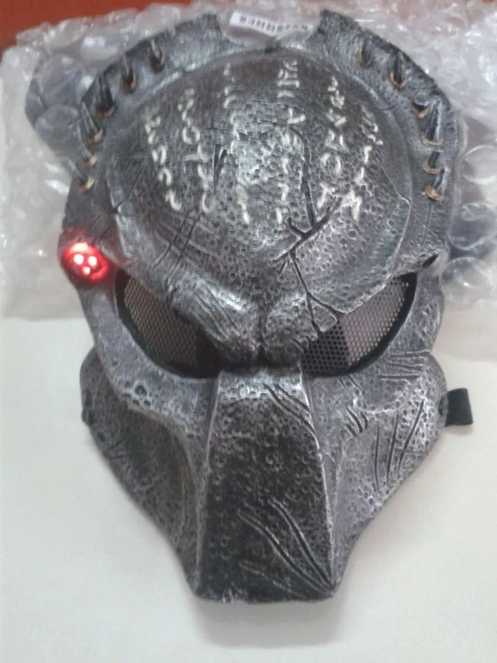 FMA Хэллоуин Проволочная сетка &quotВолк 2 0&quot световой версия маски военных игр