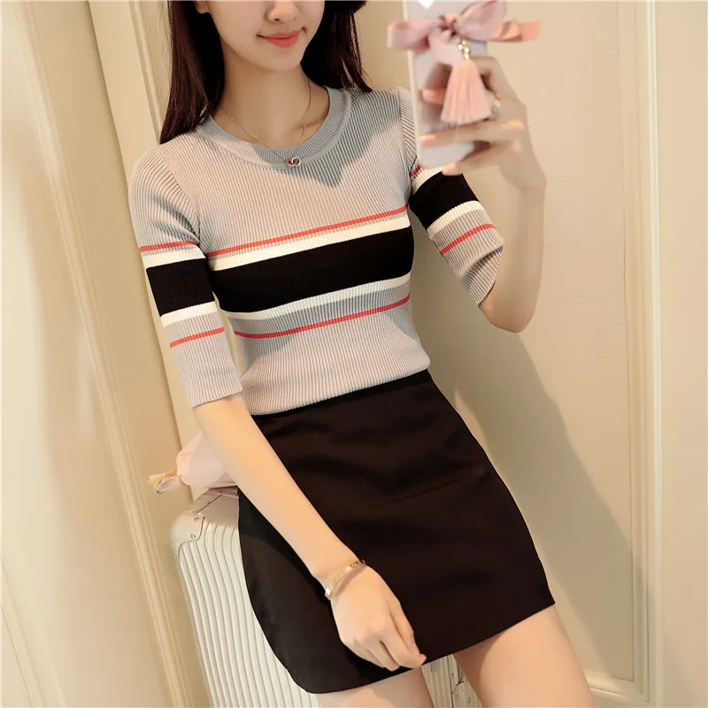 2017 Новый Модный брендовый свитер высокого качества на весну и лето женские