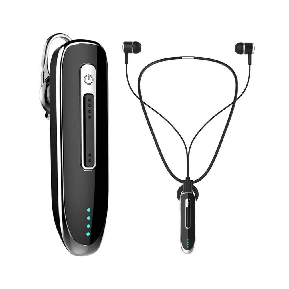 K2 Спорт стерео мини беспроводной в уши Bluetooth гарнитура ожерелье Bluetooth наушники Handsfree клип на наушник - Цвет: black