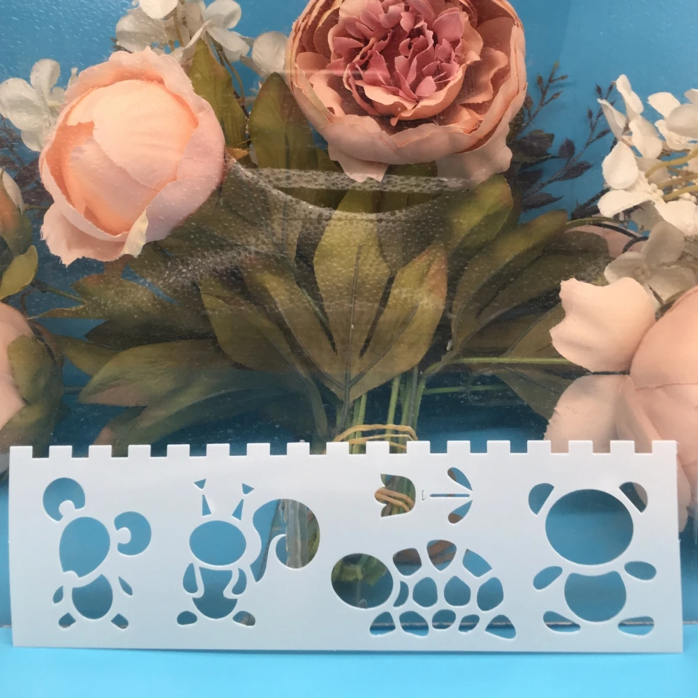 18x5 см мышь черепаха животные DIY ремесло трафареты для наслоения настенная краска