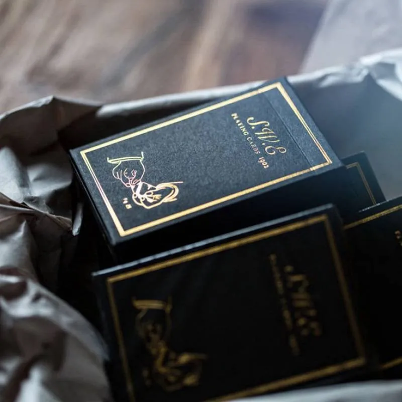 Ellusionist SWE BLACK ограниченная колода знаток на Карточном столе игровые карты