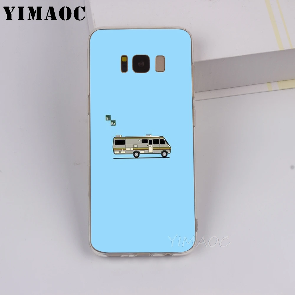 YIMAOC Breaking Bad TV Soft TPU Case for Galaxy j3 j5 j6 j7 A5 2016 2017 A6 A9 2018 Note 8 9 S7 edge S8 S9 S10 Plus S10e Cover |