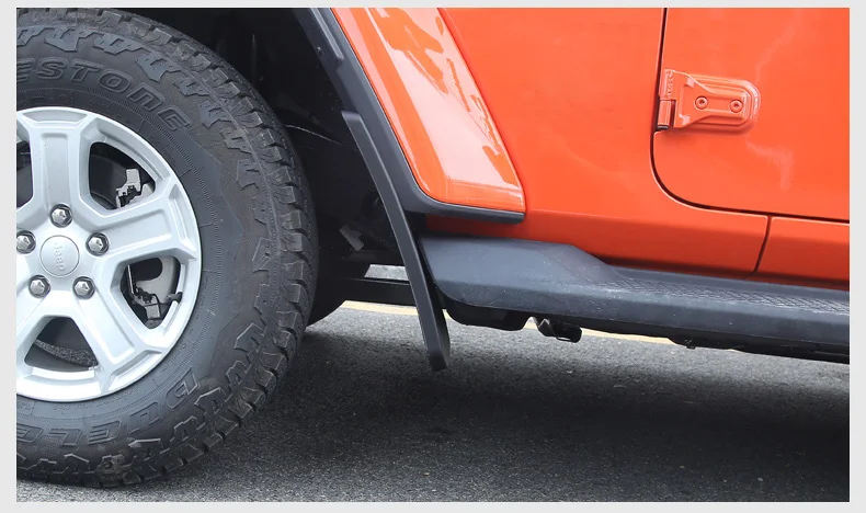 Lsrtw2017 инженерный пластиковый прочный автомобиль mudgurards крыло для jeep wrangler JL