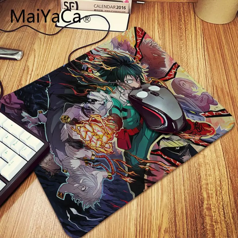 Lock Edge 18x22cm MaiYaCa высокое качество мой герой научная клавиатура коврики для игровой мыши большой игровой коврик для мыши Коврик для клавиатуры - Цвет: Lock Edge 18x22cm