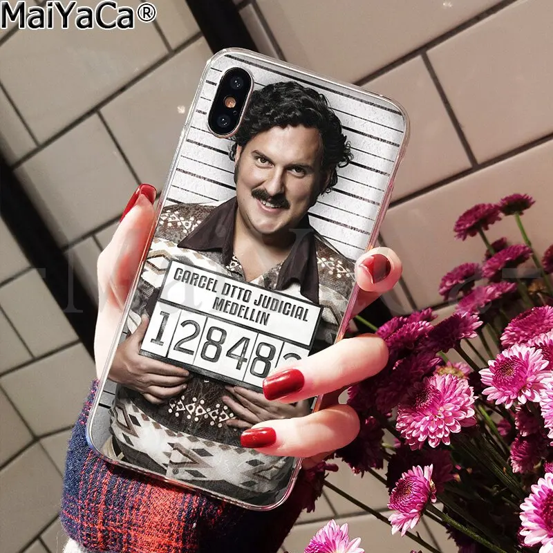 A10 MaiYaCa Narcos ТВ серия Пабло Эскобар Coque Оболочка Чехол для телефона для Apple iPhone 8 7 6 6S Plus X XS MAX 5 5S SE XR крышка - Цвет: A10
