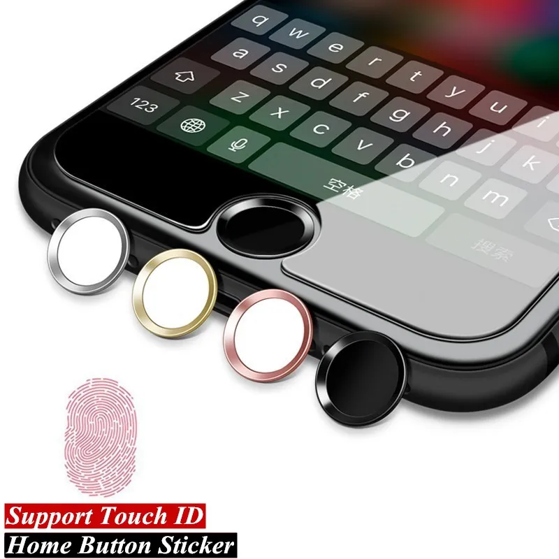 1 шт. универсальная наклейка на кнопку Домой для iPhone 8 7 6 s Plus 5 5s защита от пота и