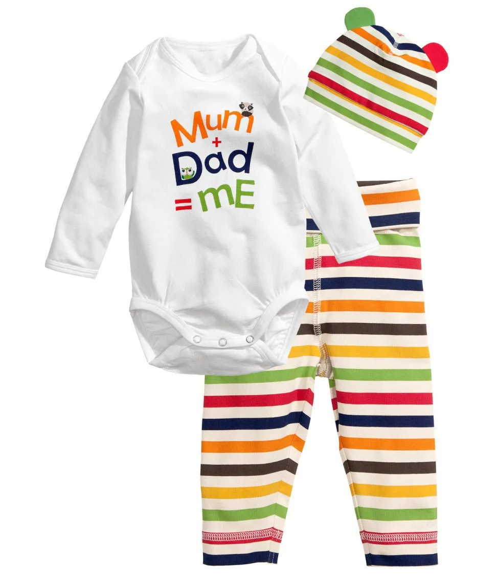 Комплект летней одежды из 3 предметов комбинезон с длинными рукавами + шляпа