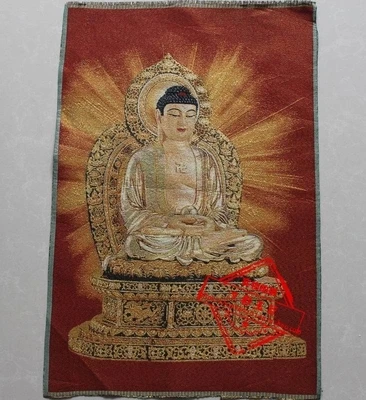 

Сделать старый парчовый вышитые картины в имитация древних (портреты Будды тафагаты)