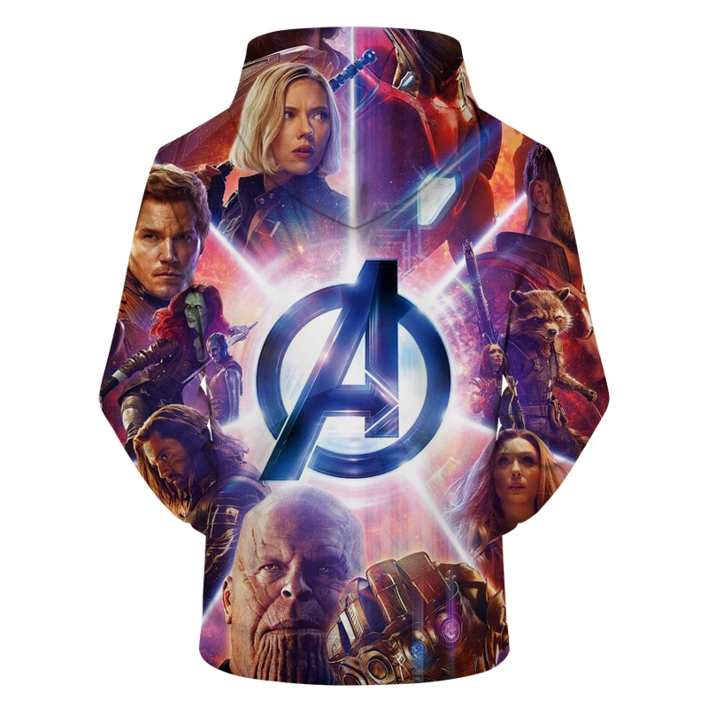 Яркая союз Мстителей Толстовка с принтом 3DPrint для мужчин и женщин повседневный