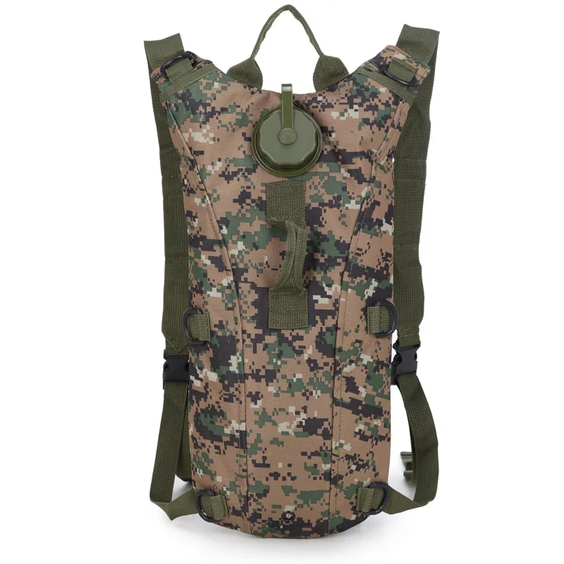 3L открытый складной мешок воды гидратации Molle пакет Военная Тактическая Охота Велоспорт Туризм Кемпинг Камуфляж Рюкзак - Цвет: 3C